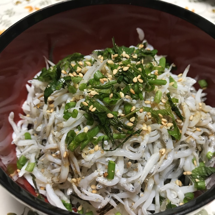 絶品!簡単!しらす丼
